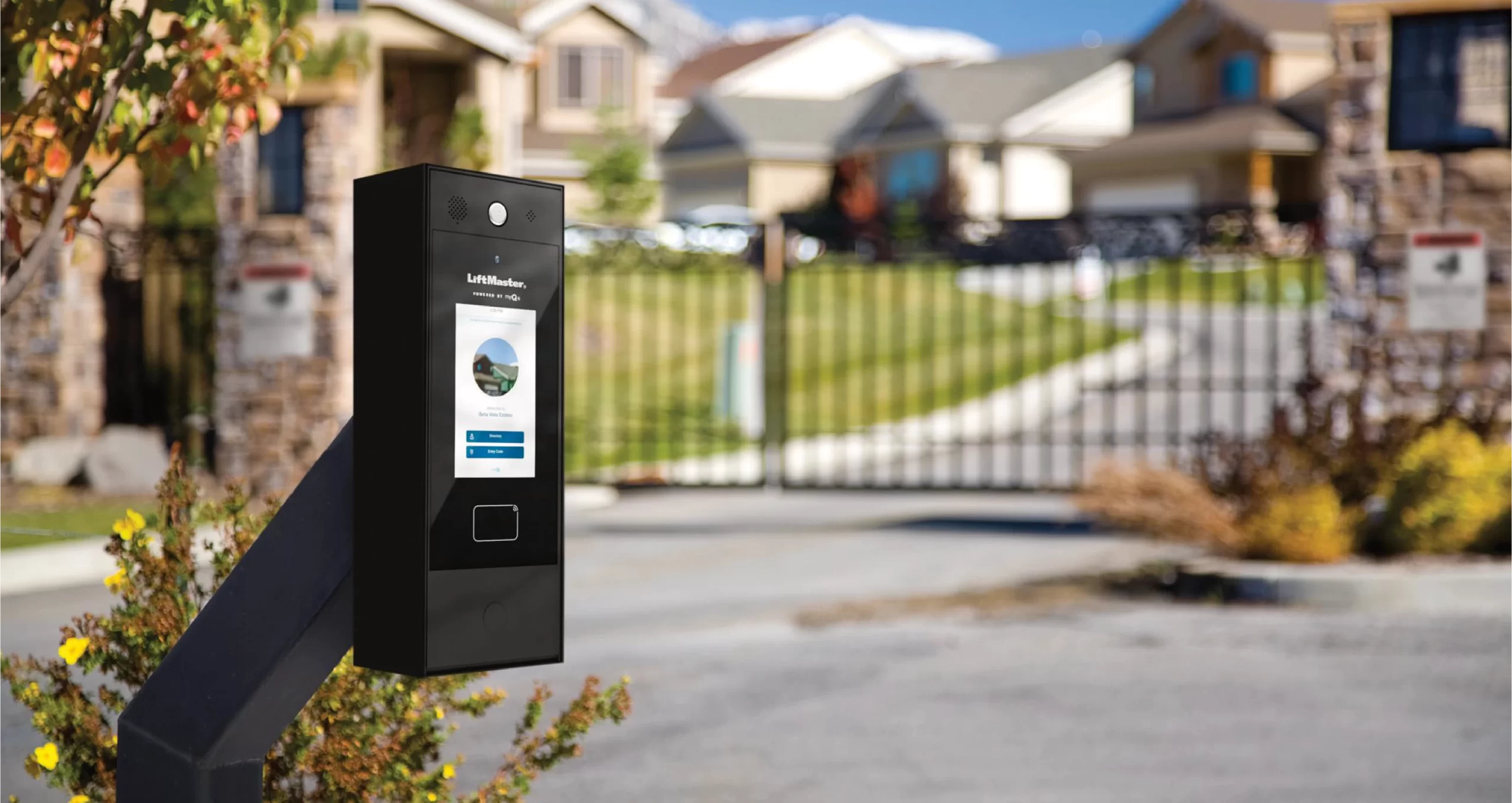 LiftMaster Smart Video Intercom Gated Entrance