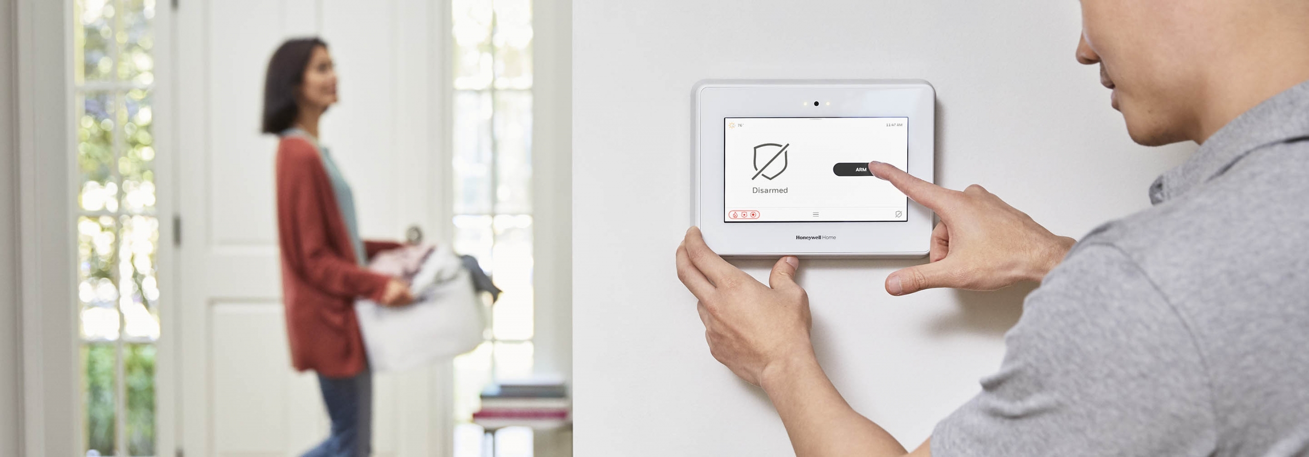 home security touchscreen